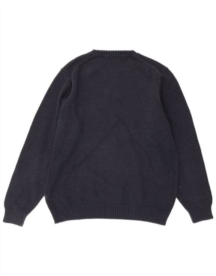 MARKS & SPENCER Herre sweater med rund hals, UK 38/40 Medium Navyblå