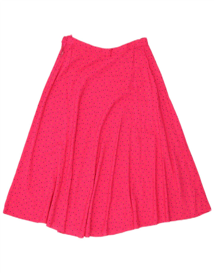 Vintage A-Line nederdel til kvinder W26 Small Pink Spotted