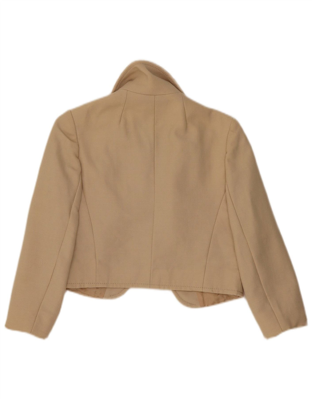 Vintage dame 3/4 ærmet Bolero jakke IT 42 Medium Beige