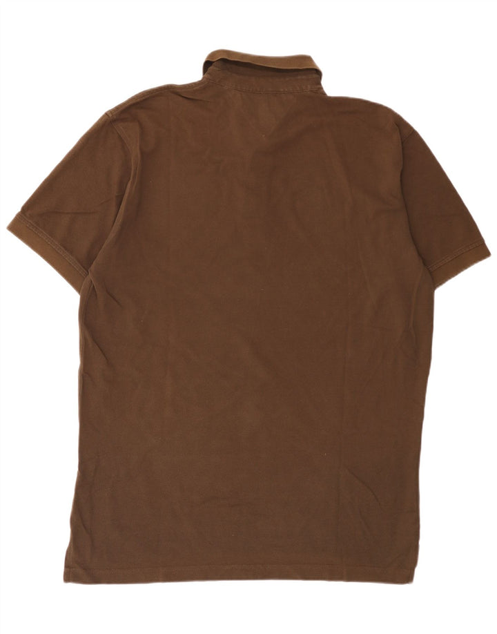 Tommy Hilfiger herre poloshirt XL brun bomuld