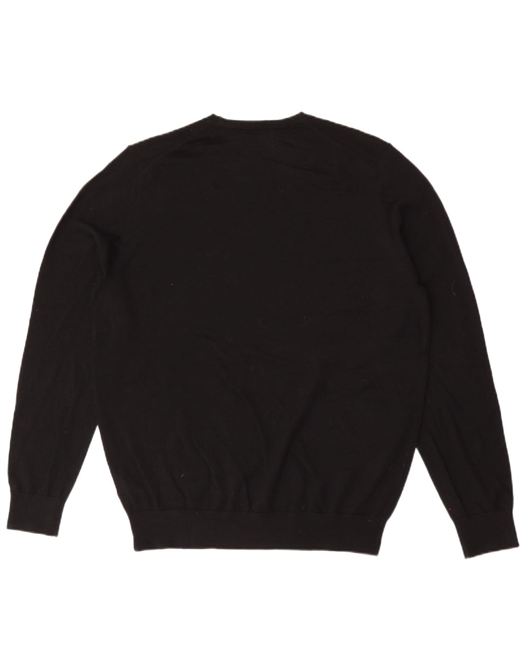 Autograf Herre Crew Neck Jumper Sweater Stor Sort Merinould