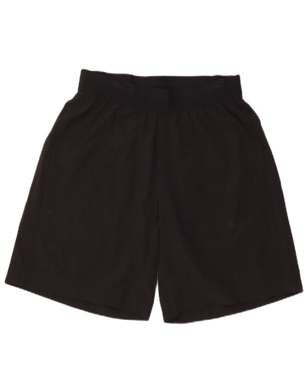 Champion Womens Sports Shorts UK 12 Medium Black Polyester