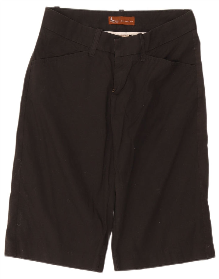 LEE Casual Shorts til kvinder US 3 Small W27 Black Bomuld