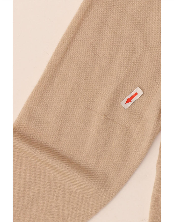 Rohan Dame Cardigan Sweater UK 16 Stor Beige Uld