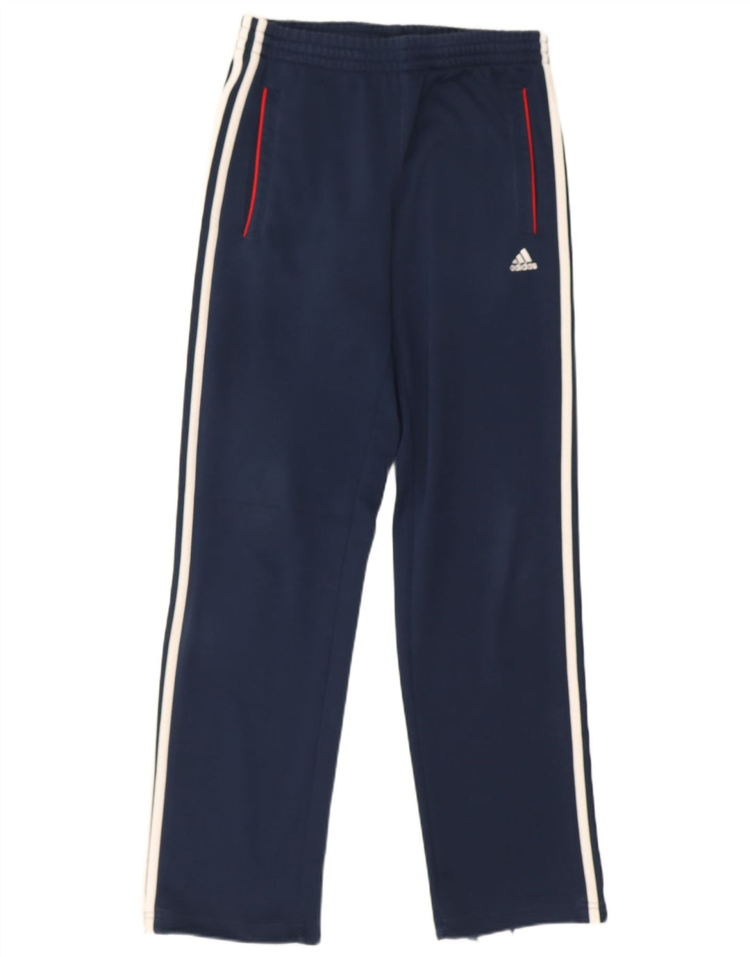 Adidas fuld træningsdragt til mænd UK 36/38 Small Navy Blue Colourblock Polyester