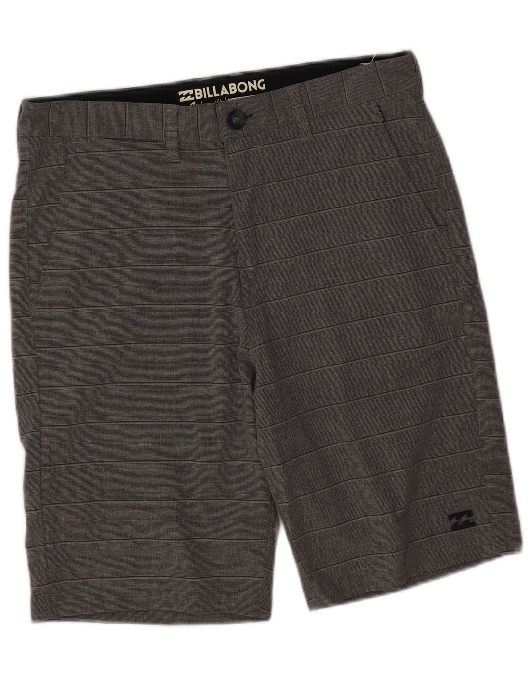 Billabong Chino Shorts til mænd W31 mellemgrå stribet polyester
