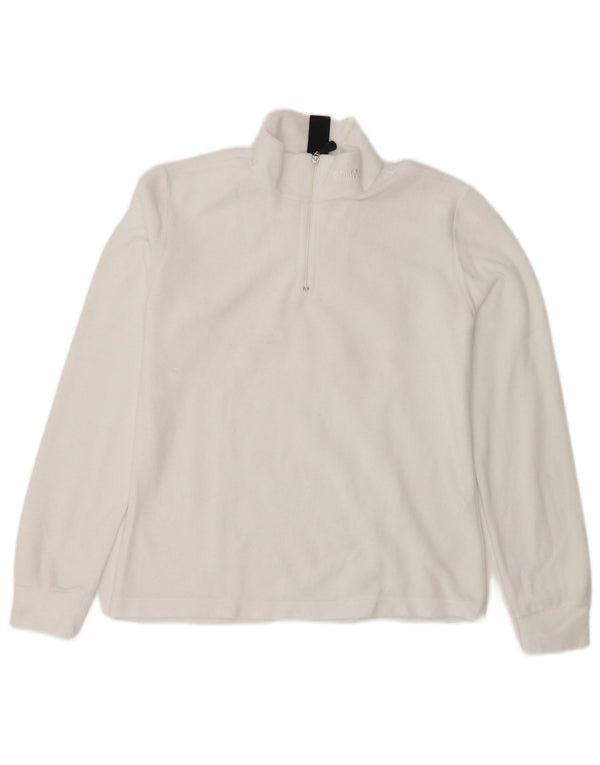 Colmar Fleece Jumper med lynlås til kvinder UK 10 Small White Polyester