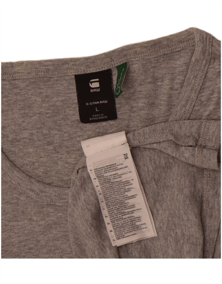 G-Star Herre T-Shirt Top Stor Grå Flecked Bomuld