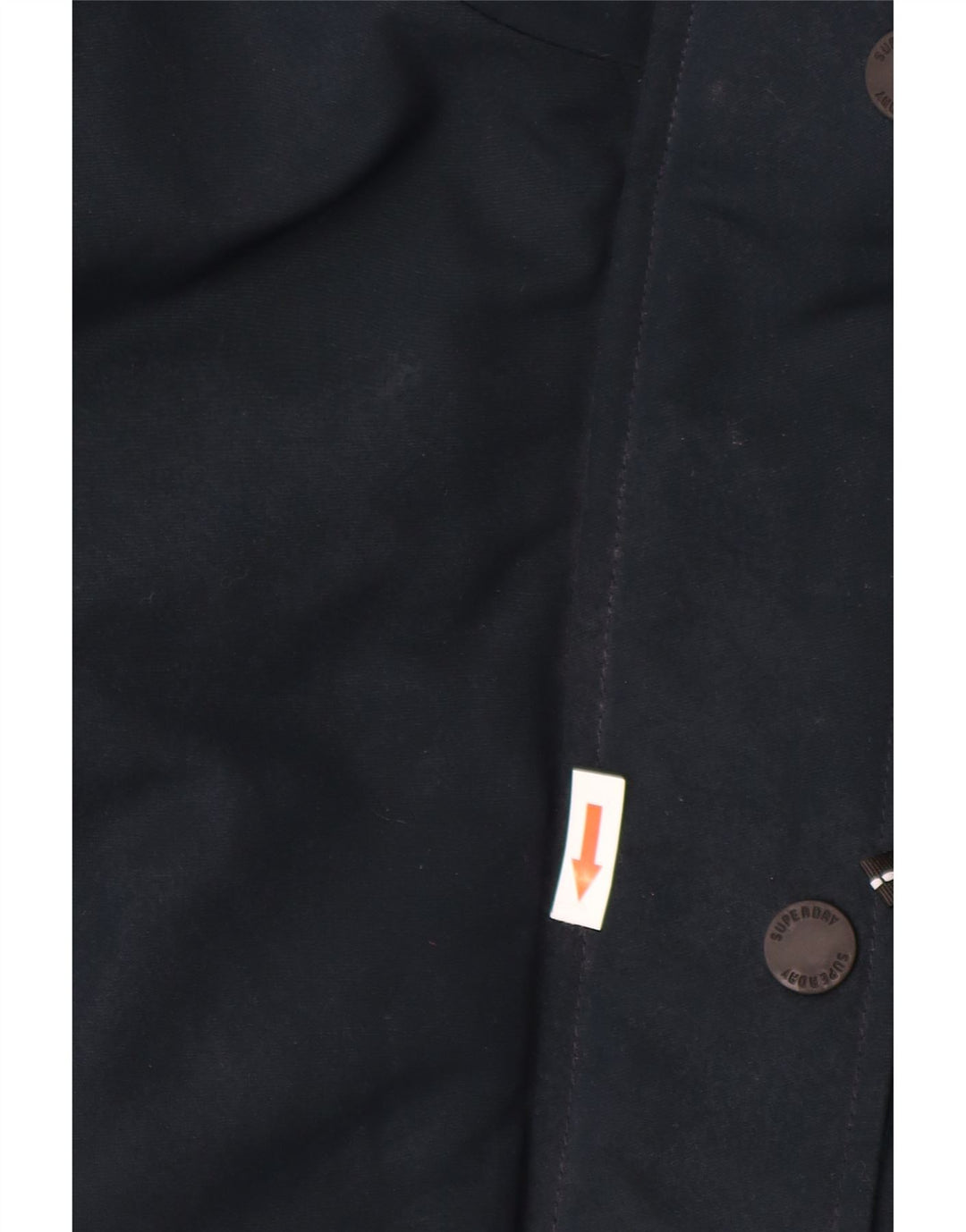 Superdry Polstret hættejakke til kvinder UK 10 Lille marineblå polyester
