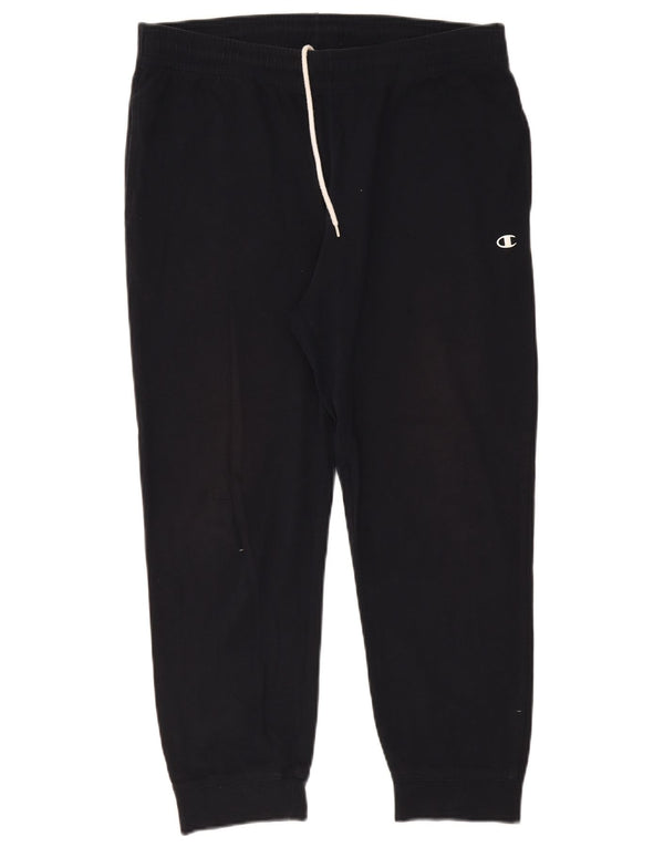 Champion Mens Tracksuit Trousers Joggers XL Navy Blue Cotton
