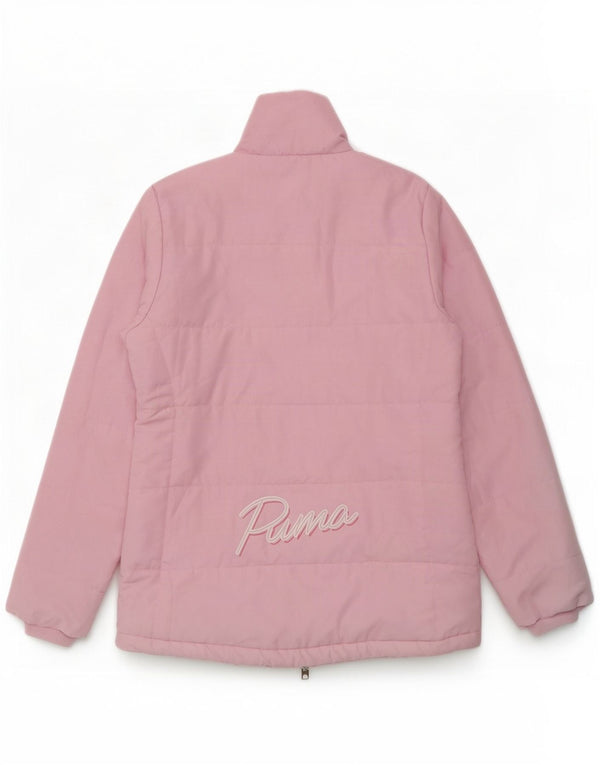 Puma piger grafisk polstret jakke 13-14 år Pink