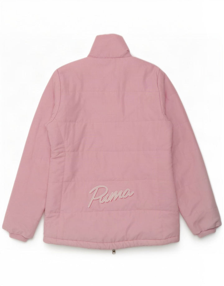 Puma piger grafisk polstret jakke 13-14 år Pink
