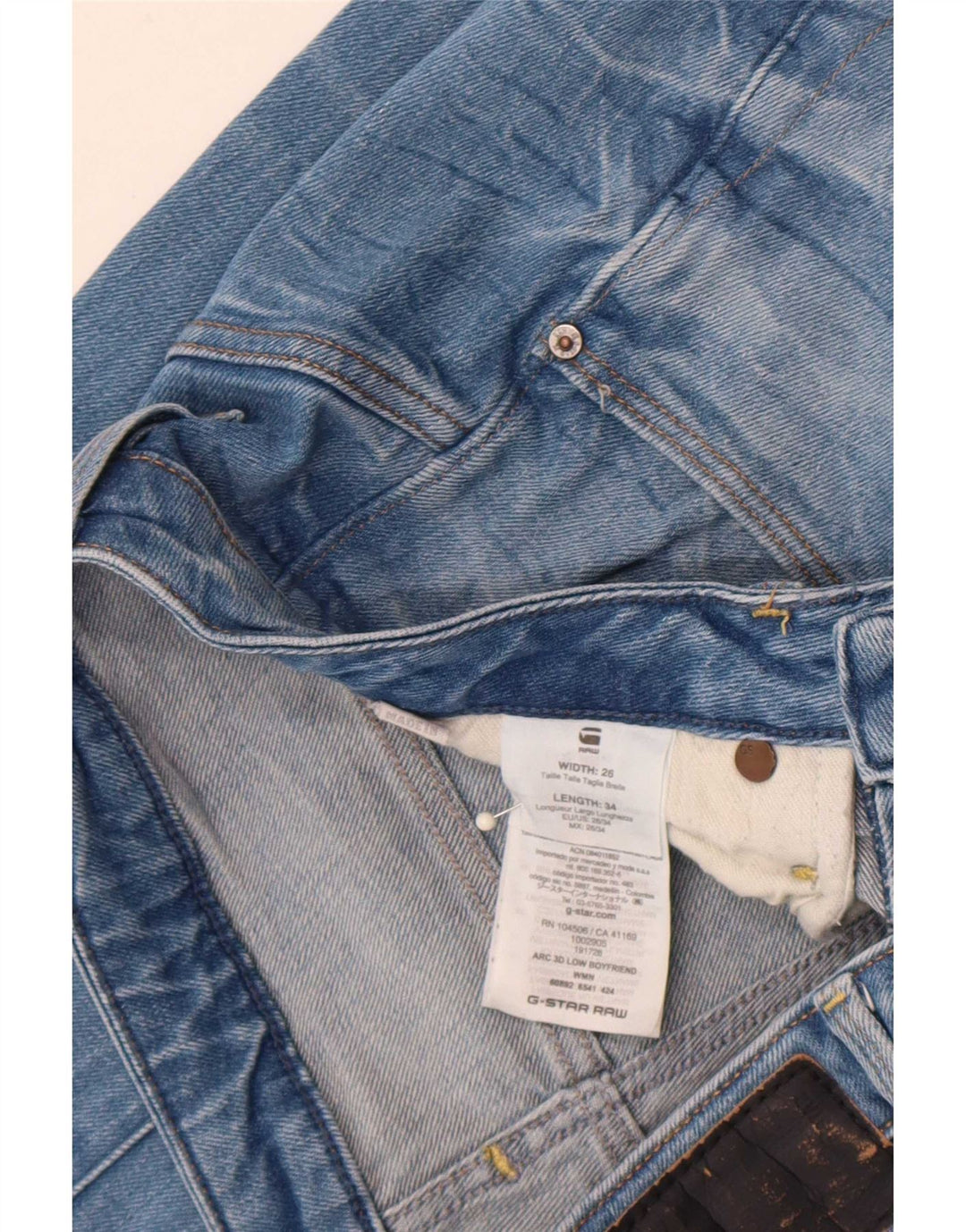 G-Star Womens Arc Slim Jeans W26 L31 blå bomuld