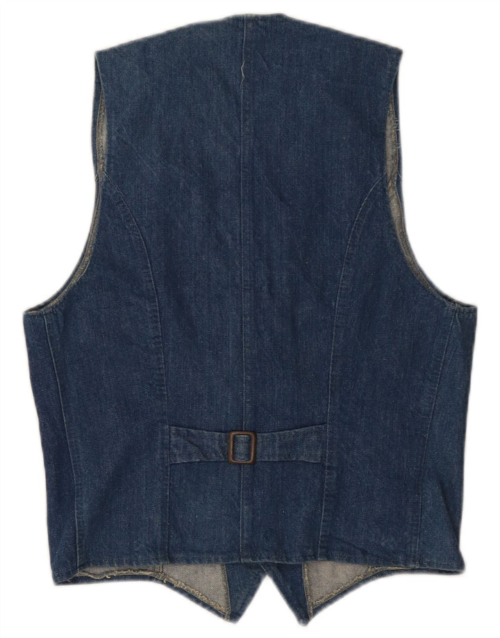 Marshal Dame denim vest UK 14 Medium Blue Cotton