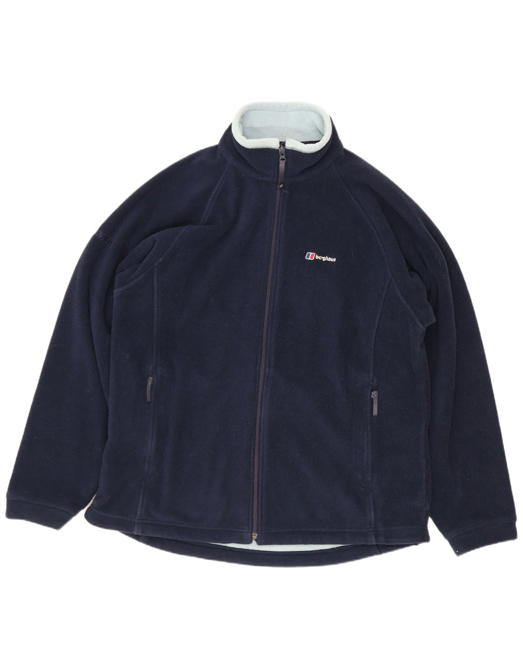 Berghaus Fleecejakke til kvinder UK 16 Stor marineblå polyester