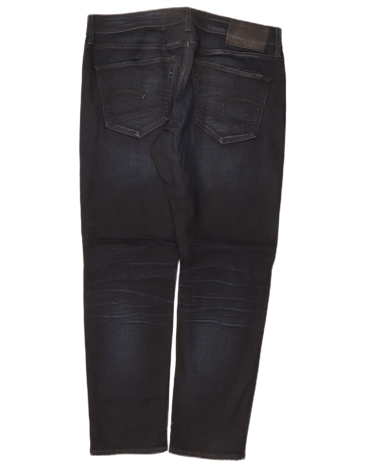 G-Star Herre 3301 Slim Jeans W36 L30 Marineblå Bomuld