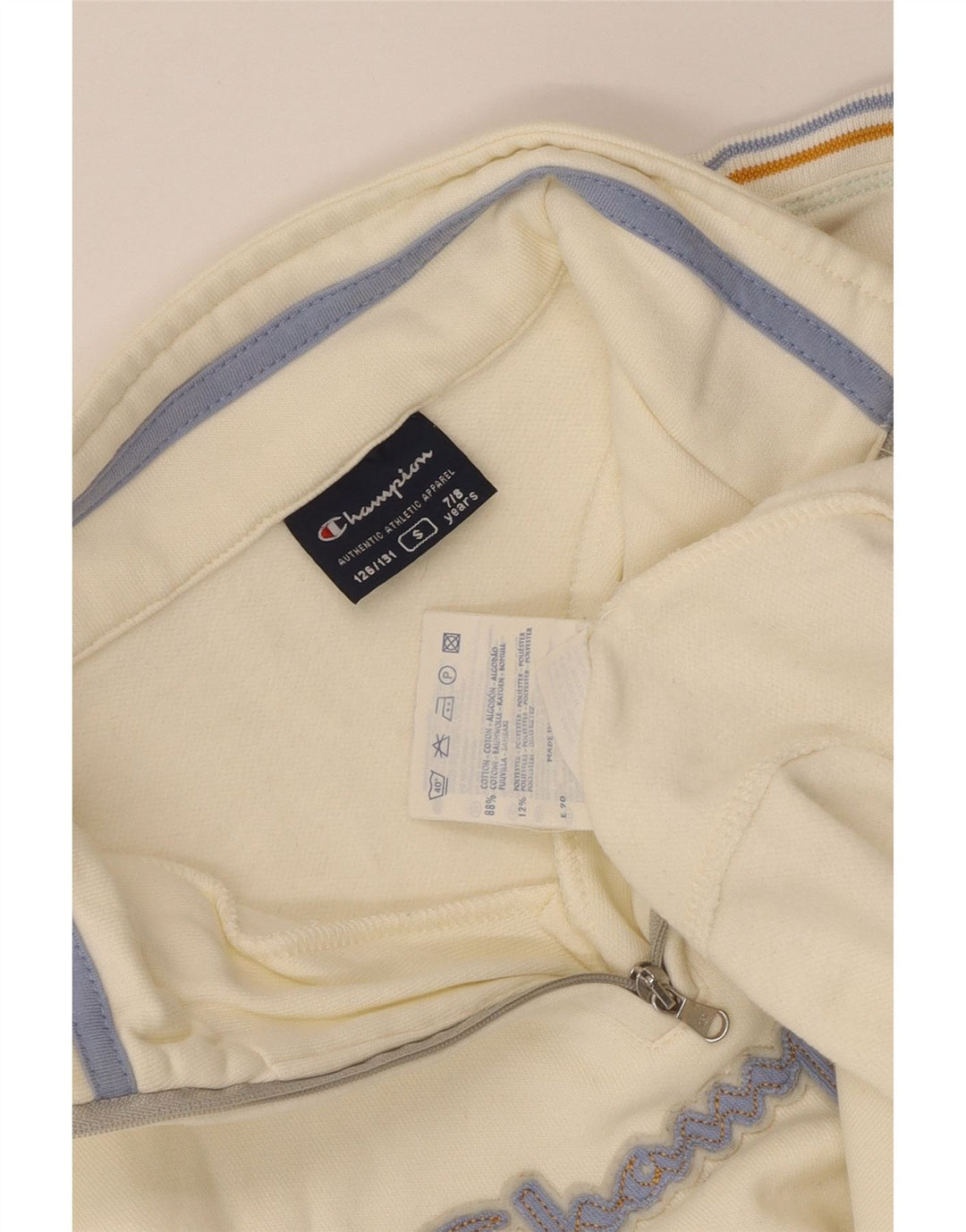 Champion Drenge Grafisk Sweatshirt Jumper 7-8 år Lille hvid stribet