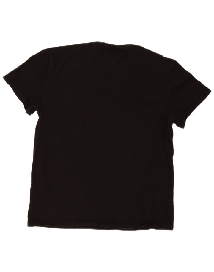 Tommy Hilfiger Herre T-Shirt Top Stor Sort