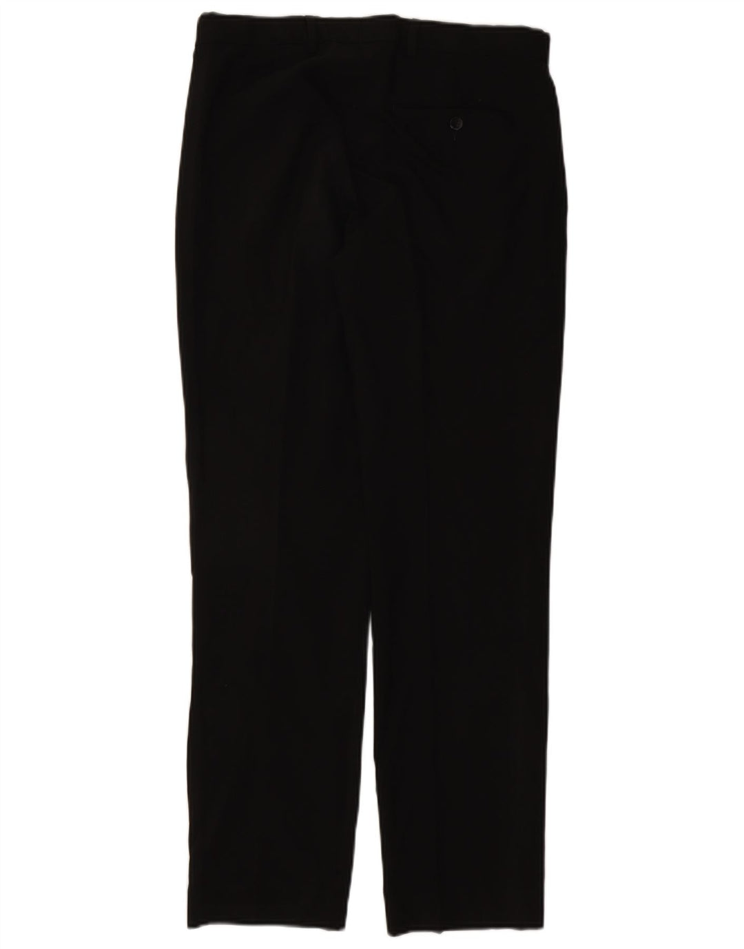 Marks & Spencer Herre Regular Fit Suit Bukser W32 L31 Sort polyester