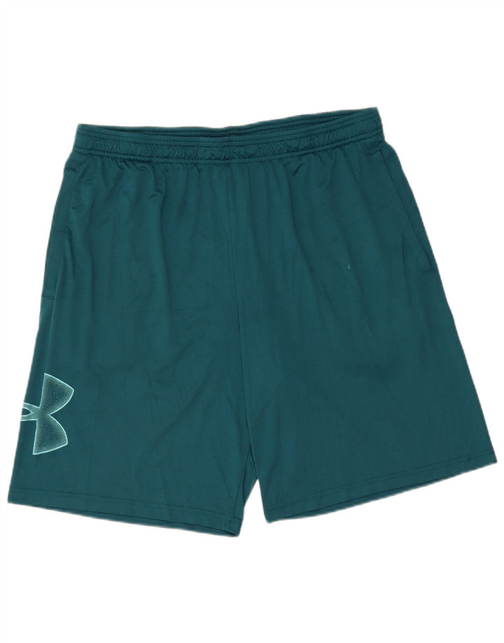 UNDER ARMOUR Herre Heat Gear Graphic Sports Shorts XL Blå