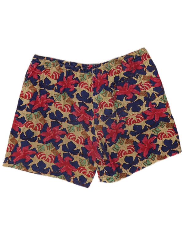 MONTANA Badeshorts til mænd XL Flerfarvet blomstret bomuld