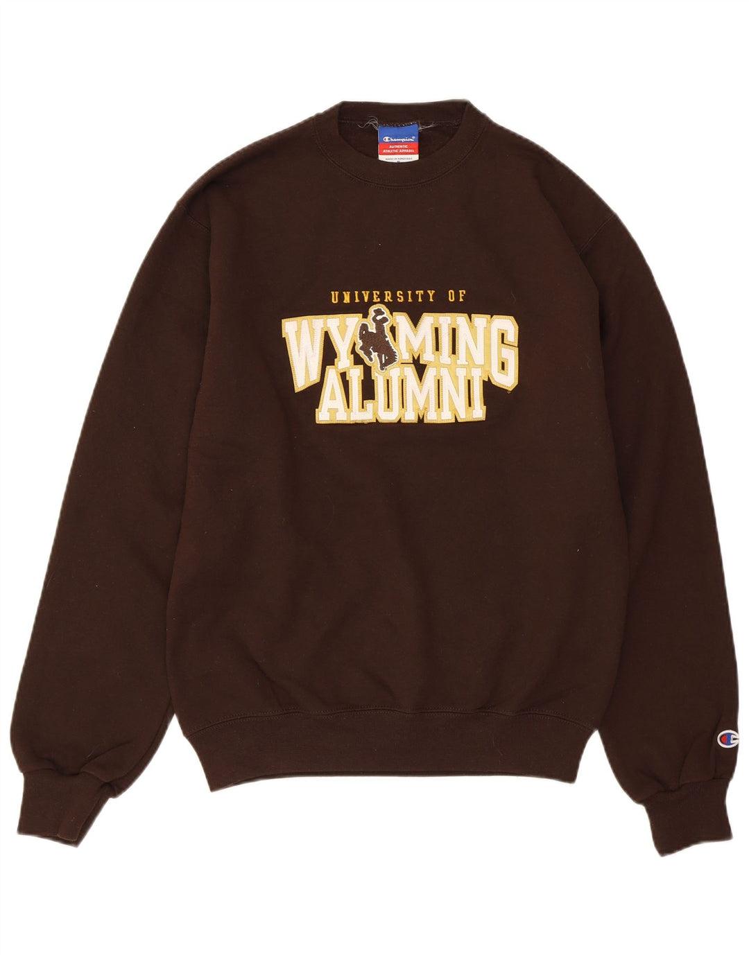 CHAMPION Herre University of Wyoming Alumni Sweatshirt Jumper Lille Brun