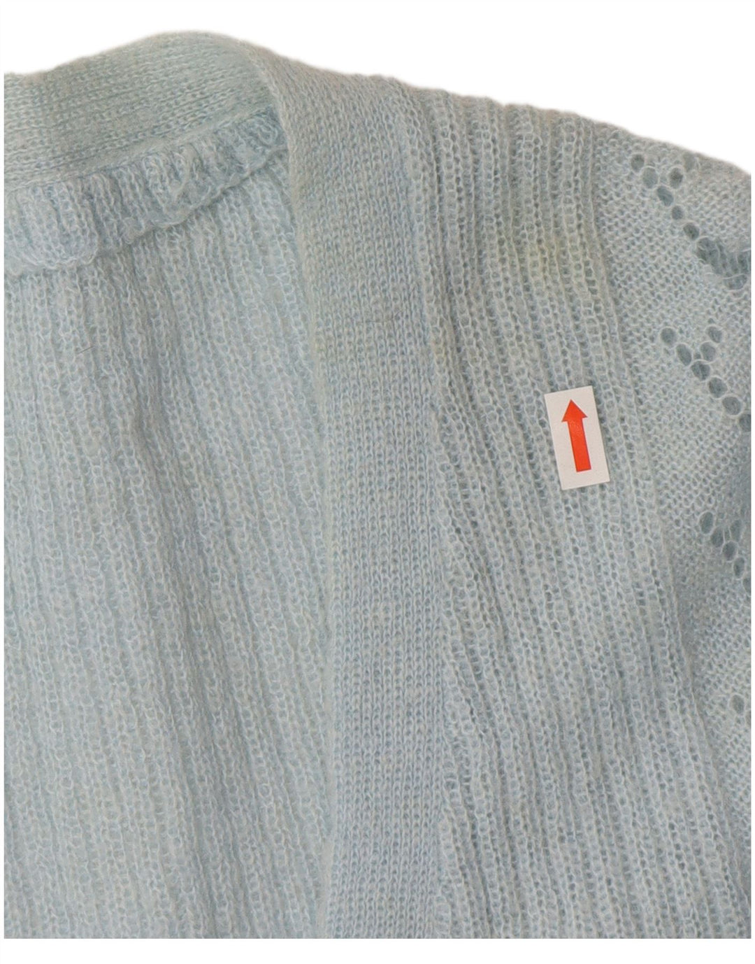 Vintage dame cardigan sweater UK 14 Large Blue Classic
