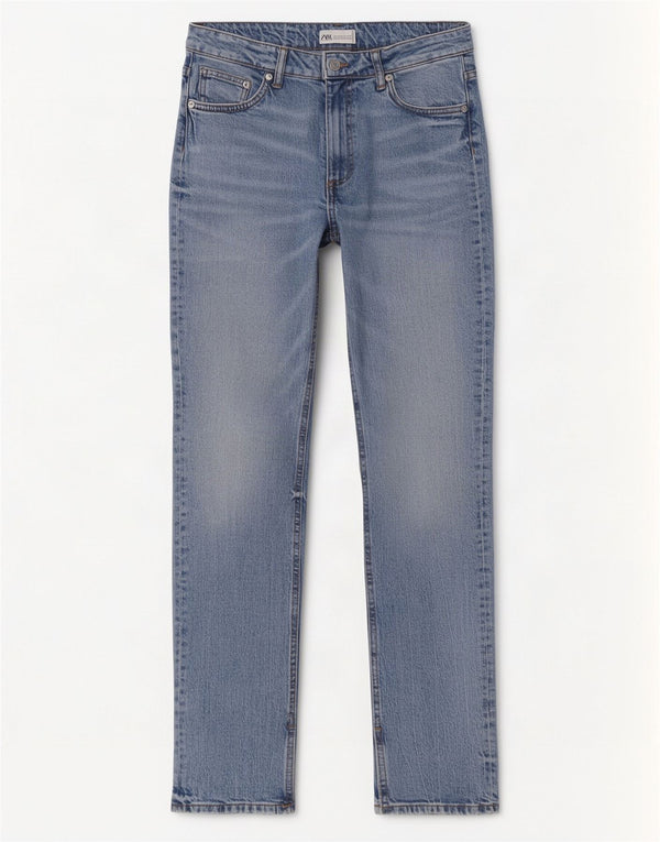 Zara Womens High Waist Skinny Jeans EU 40 Medium W30 L33 Blue Cotton