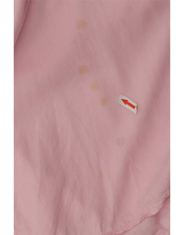 Zara Oversized skjorte til kvinder UK 6 XS Pink Lyocell
