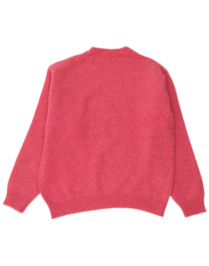 Benetton Dame sweater med rund hals DK 14 Stor Pink