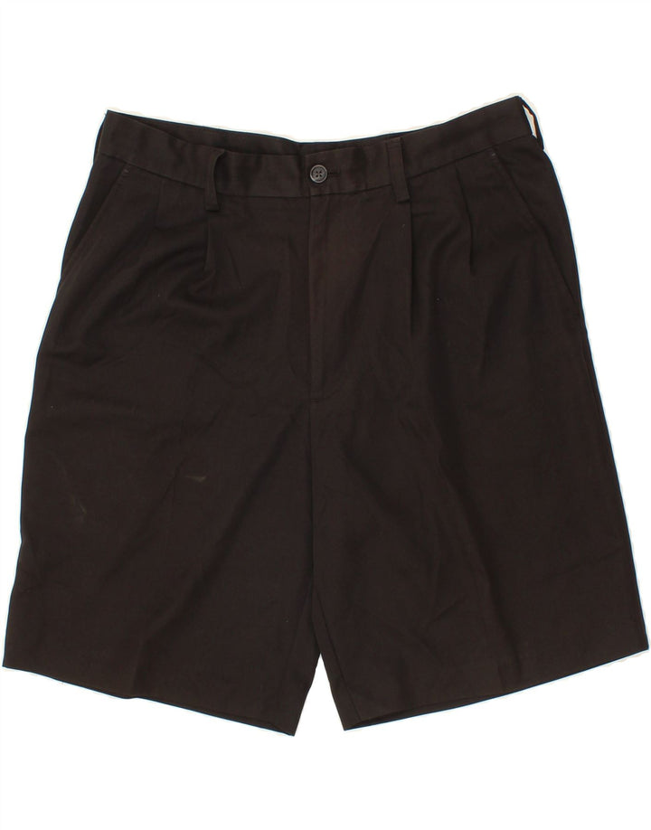 IZOD Mens Chino Shorts W33 Medium Black Polyester Vintage Izod and Second-Hand Izod from Messina Hembry 