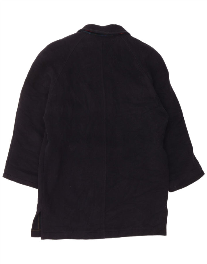 PIERRE CARDIN Overfrakke til mænd UK 40 Large Navy Blue Cashmere