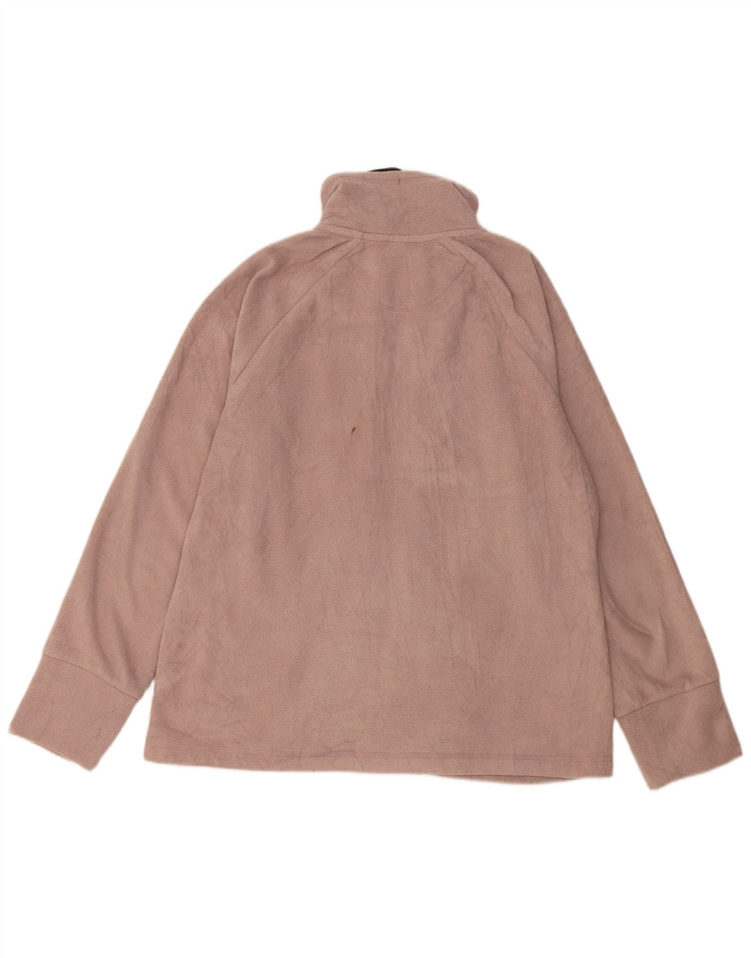 CALVIN KLEIN Grafisk fleecejakke til kvinder UK 16 Large Pink Polyester