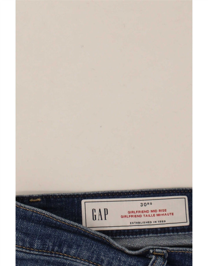 Gap Kvinders Veninde Distressed Mid Rise Slim Jeans W30 L27 Blå