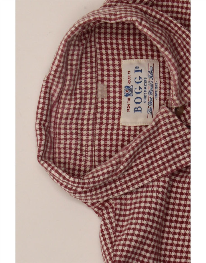 Boggi herreskjorte stor rød Gingham