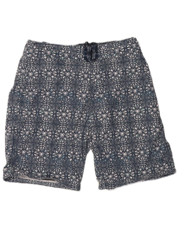 Fat Face Herre svømmeshorts Medium Marineblå Geometrisk Bomuld