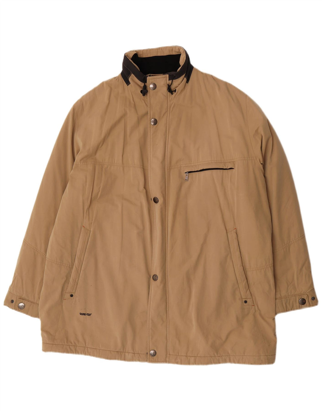 Bugatti Herre Gore-Tex Windbreaker Jacket UK 62 6XL Beige Bomuld