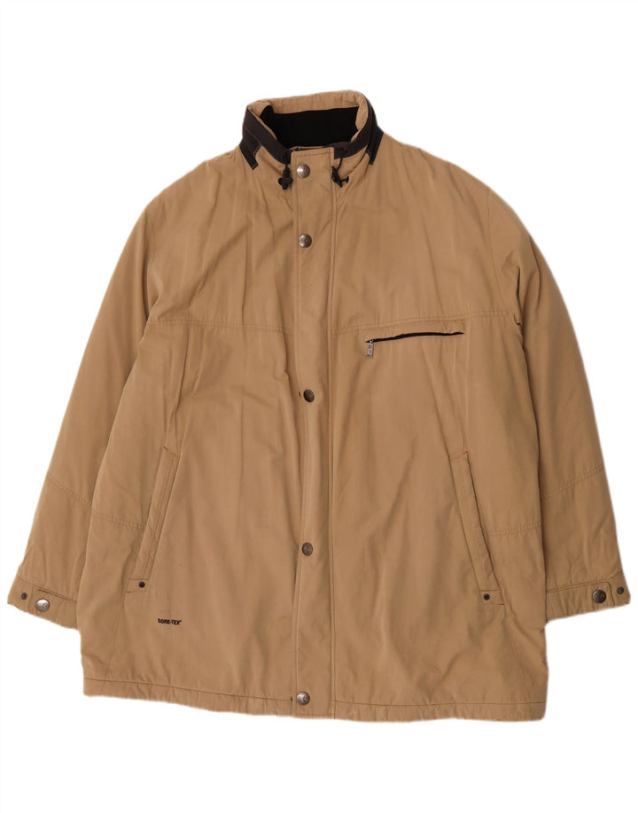 Bugatti Herre Gore-Tex Windbreaker Jacket UK 62 6XL Beige Bomuld
