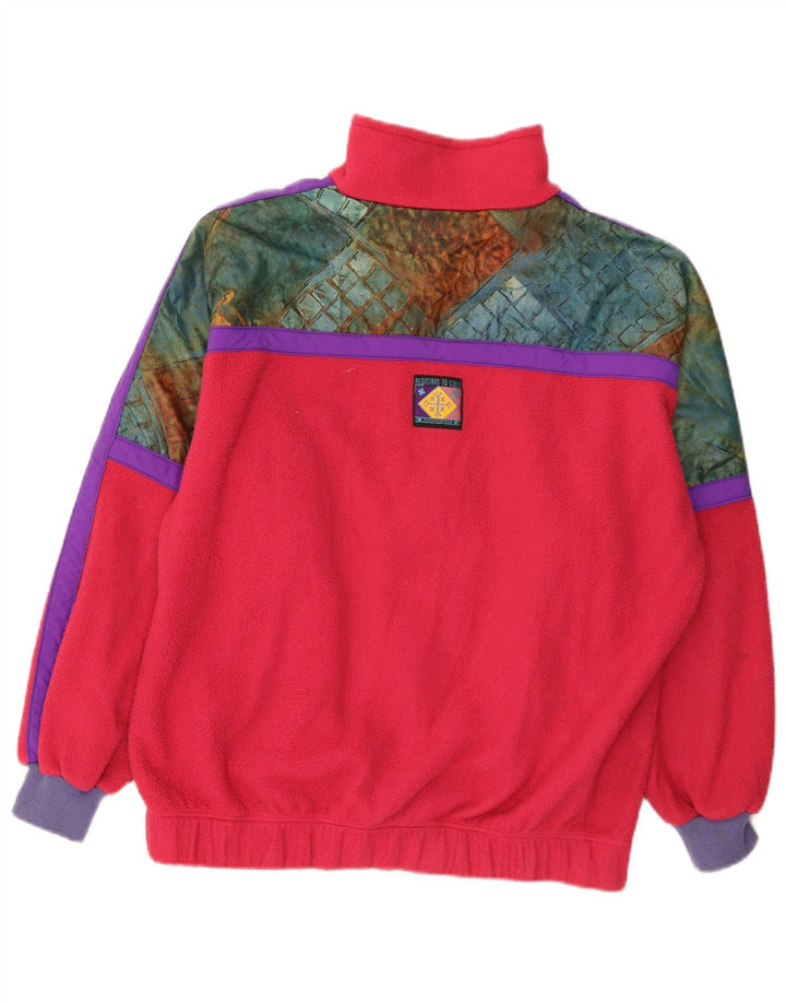 Santo Stefano Herre Fleecejakke UK 38 Medium Pink Ternet polyester