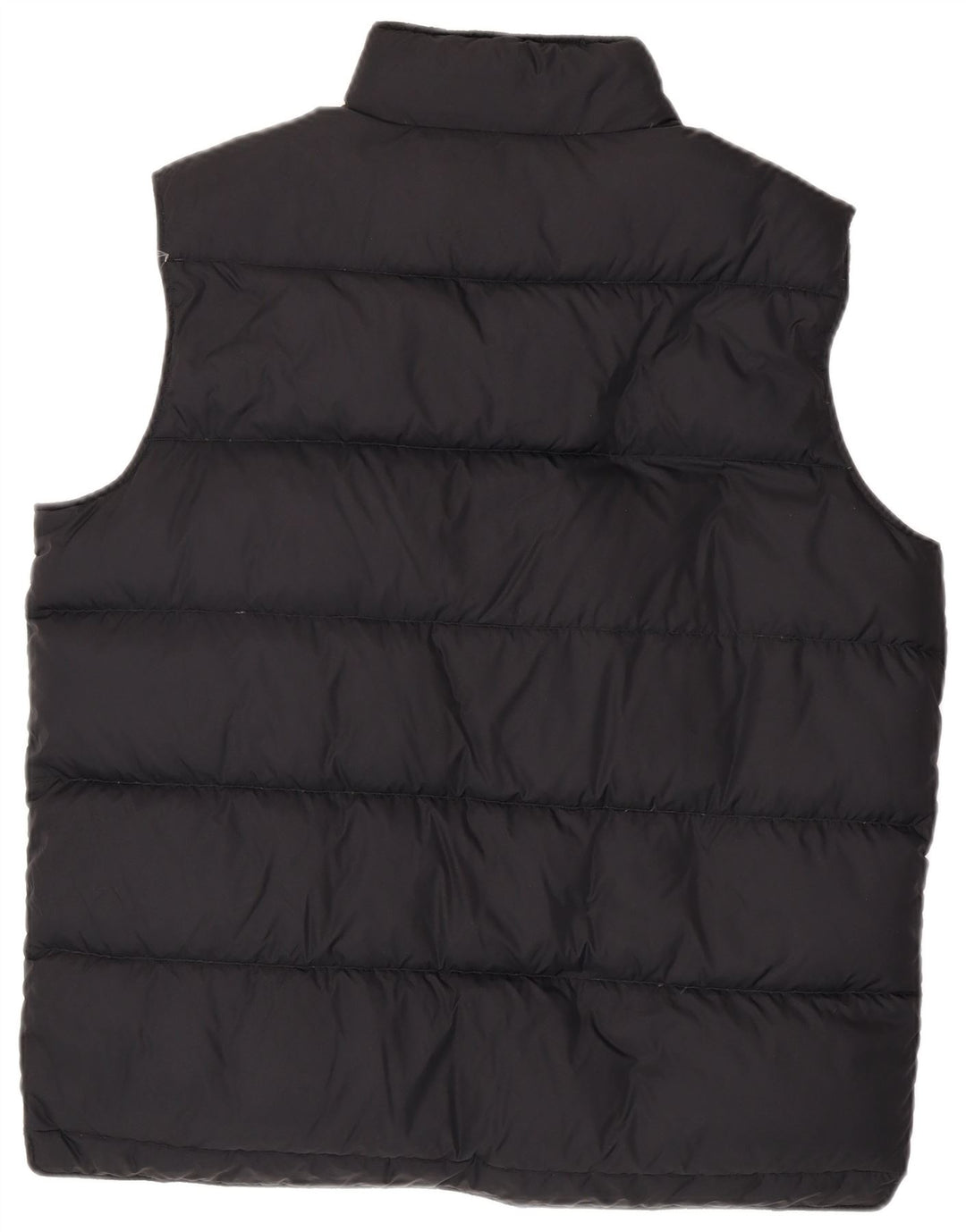 LANDS END Mens Padded Gilet UK 40 Large Black Nylon