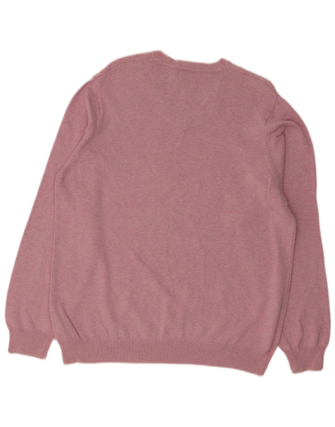 Marks & Spencer Herre V-hals sweater XL Pink Bomuld