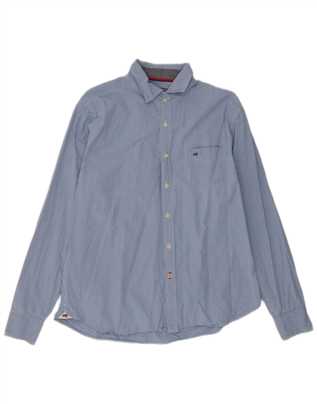 Mistral Herreskjorte XL Blå Gingham Bomuld