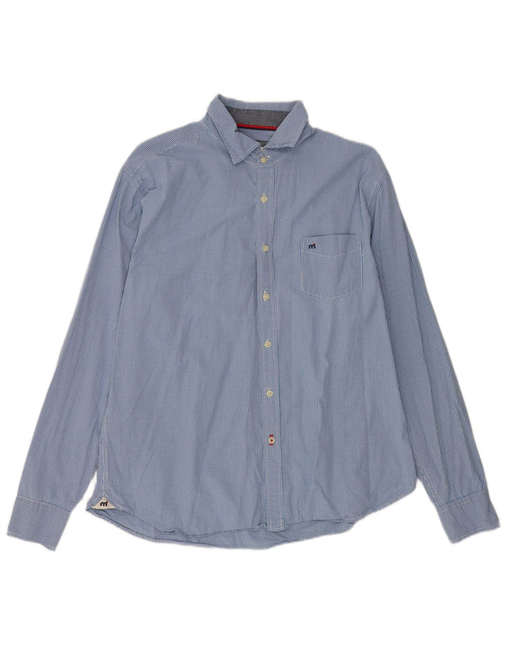 Mistral Herreskjorte XL Blå Gingham Bomuld