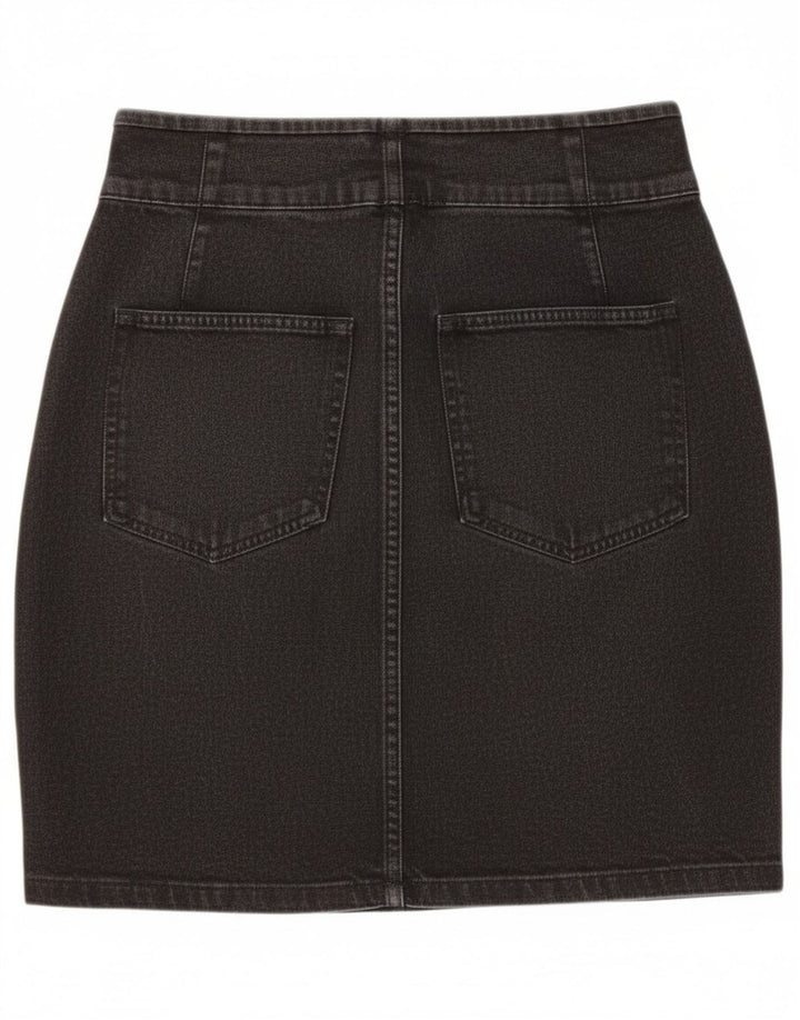 Kappa Dame Denim Nederdel W26 Lille Sort