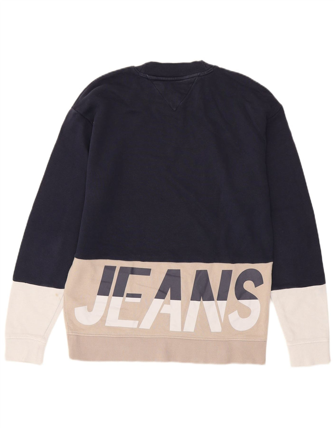 Tommy Hilfiger Grafisk sweatshirt til mænd, lille marineblå farveblok
