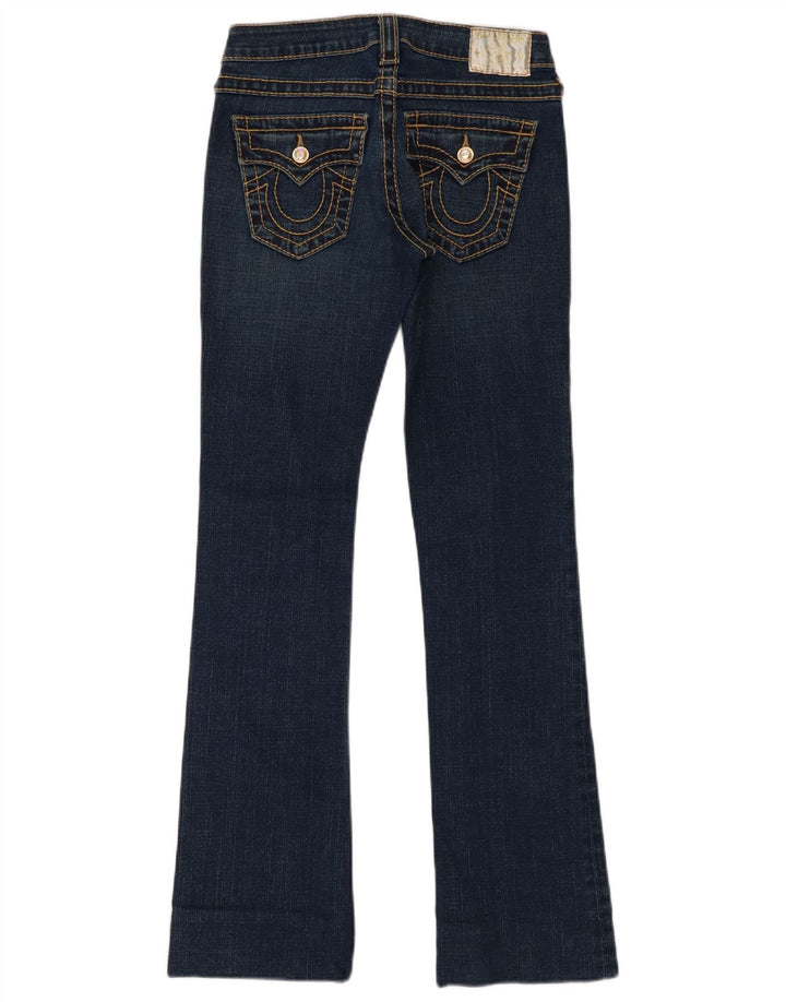 True Religion Dame Bootcut Jeans W25 L31 Blå Bomuld