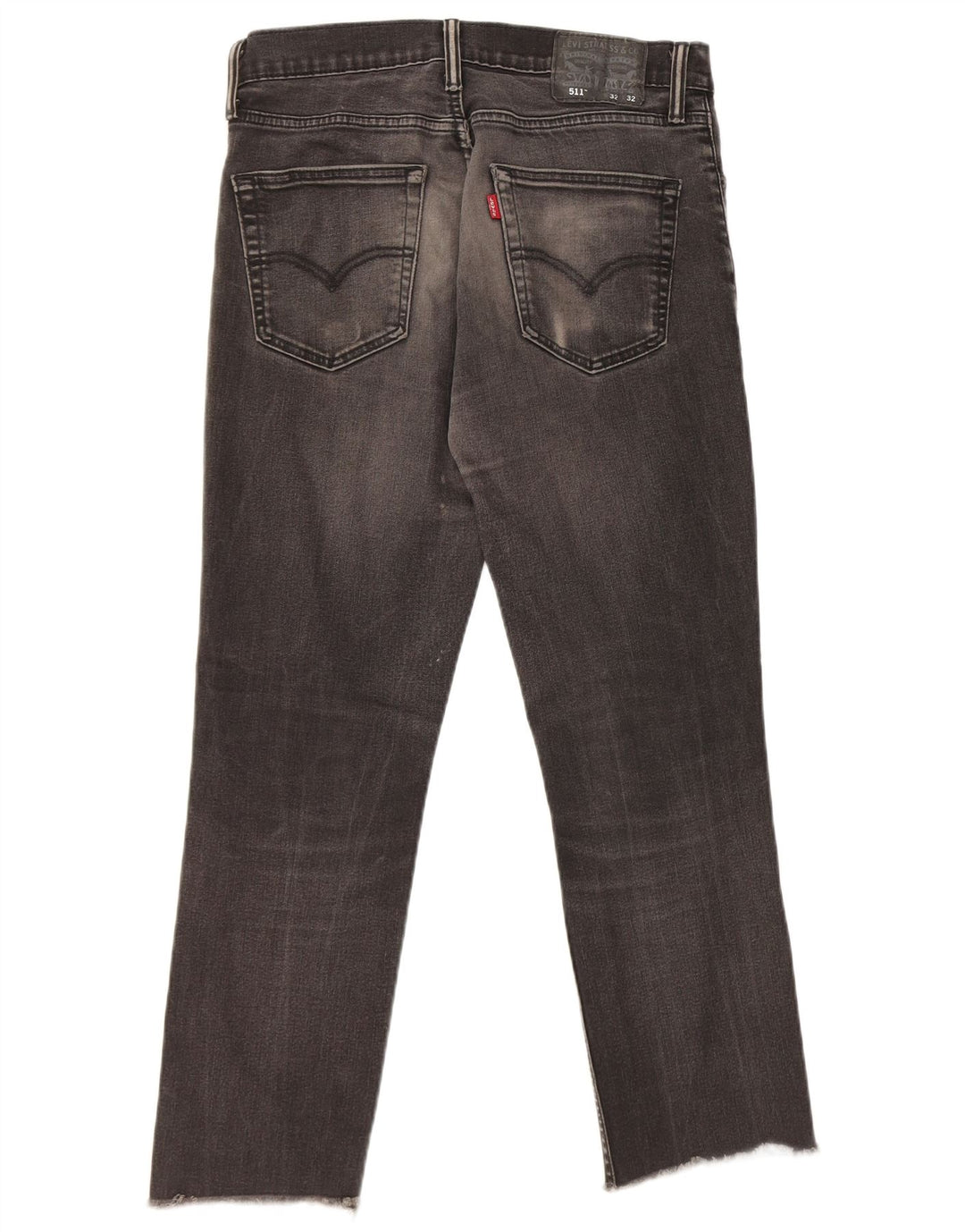 Levi's Herre 511 Slim Jeans W32 L27 Sort Bomuld