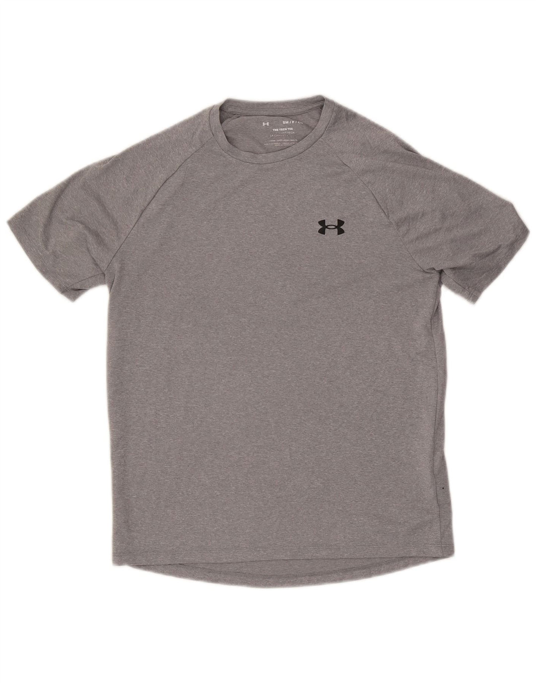 Under Armour Herre T-Shirt Top Lille Grå Polyester