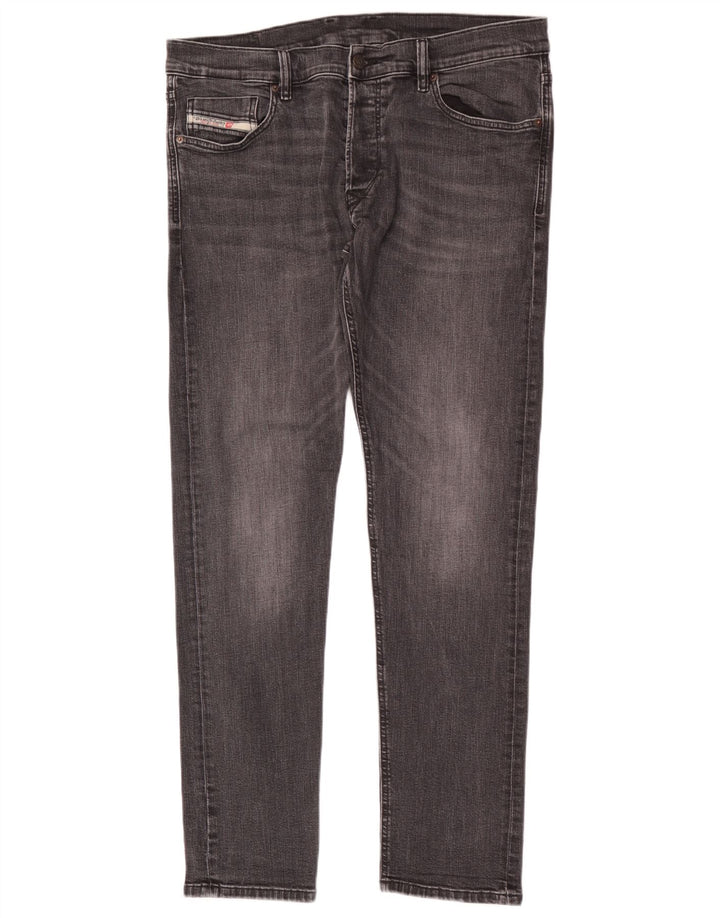 Diesel Herre Slim Jeans W34 L33 Grå Bomuld