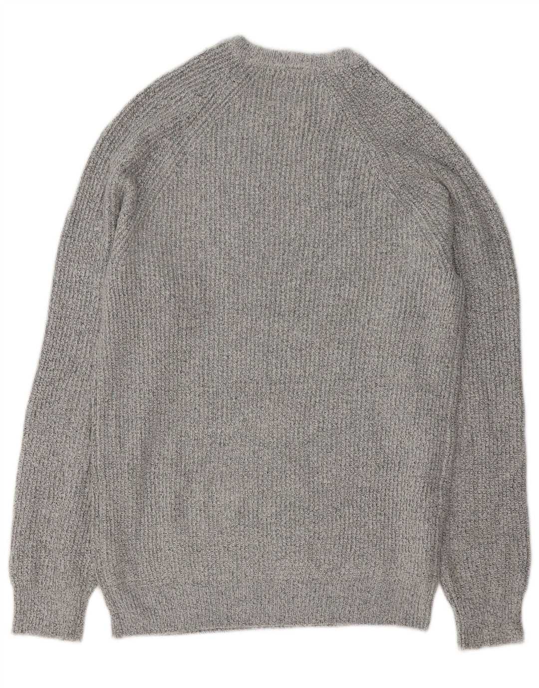 Marks & Spencer Herre sweater med rund hals, lille grå polyamid